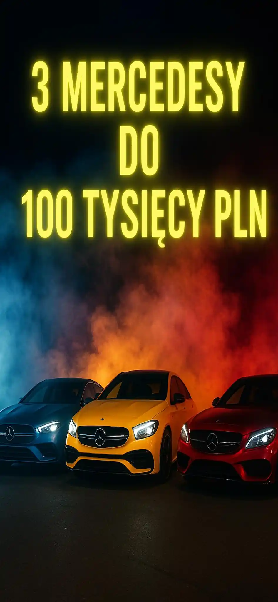 3 Mercedesy do 100 tysięcy PLN